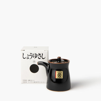 Tenmoku soy sauce dispenser ⋅ Hakusan Toki