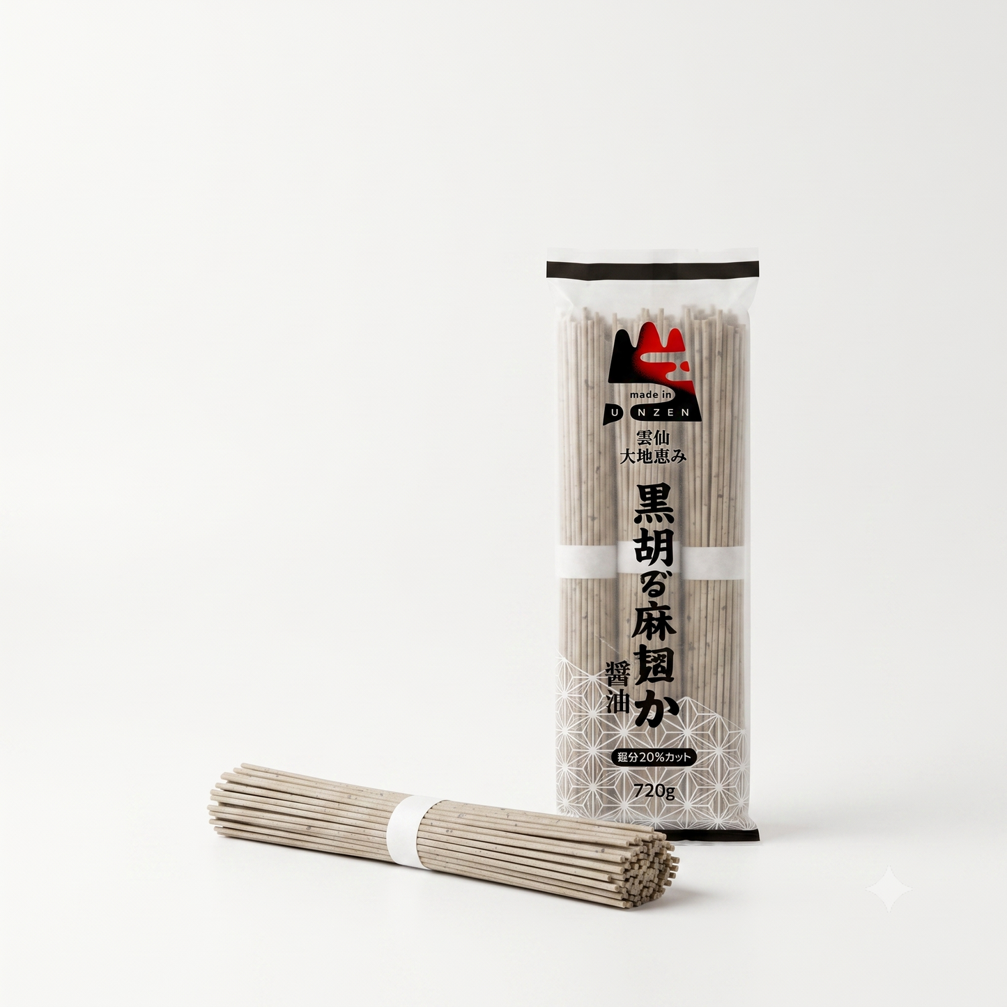 Nouilles udon au sésame noir ⋅ Enpura ⋅ 210g