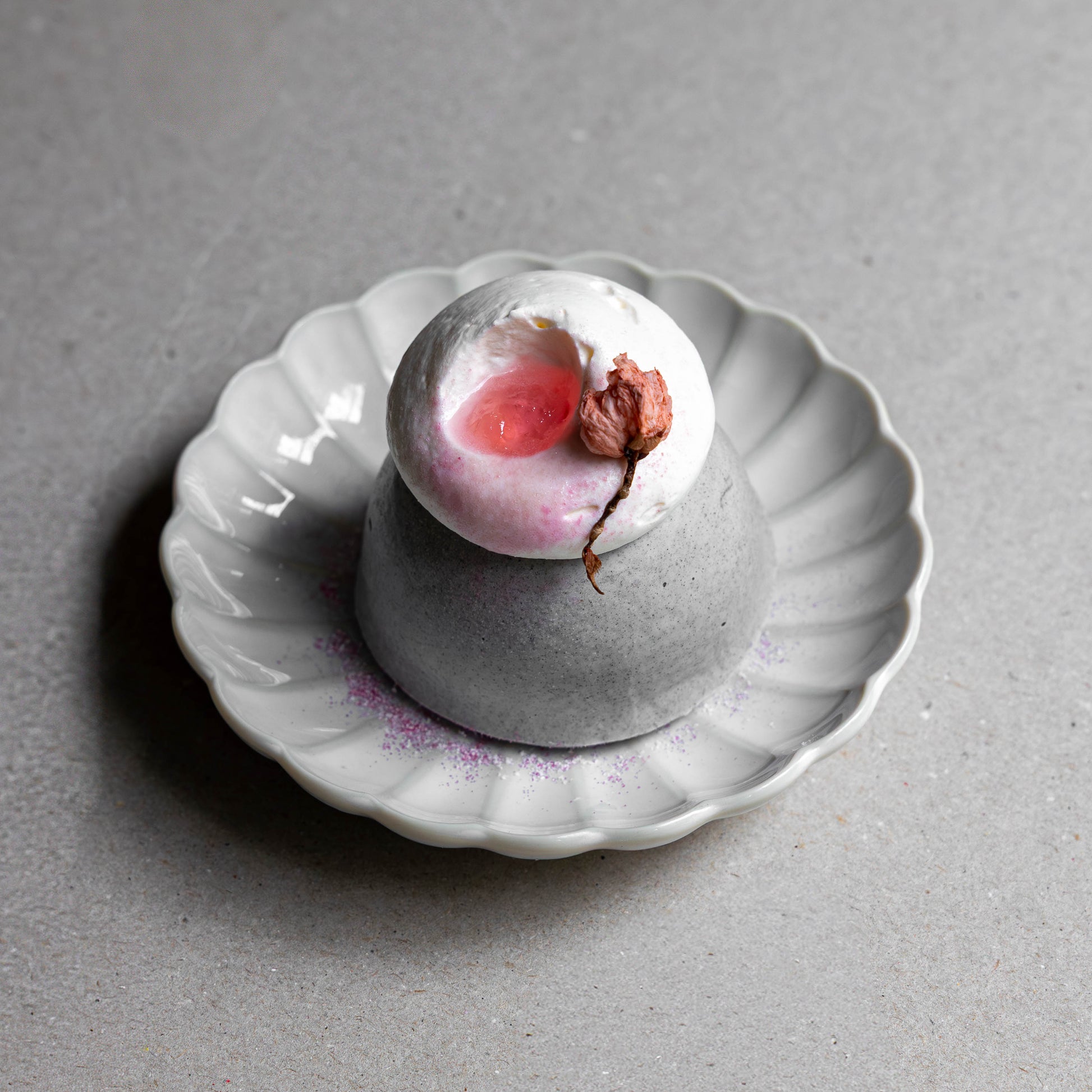 Light Blue Flower Bowl, Ø113mm ⋅ Touga