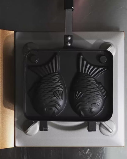 Machine à taiyaki à revêtement fluoré Oyatsu DE SE II ⋅ Pearl life