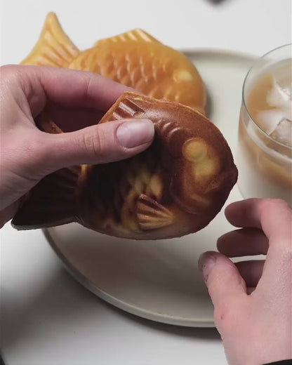 Machine à taiyaki à revêtement fluoré Oyatsu DE SE II ⋅ Pearl life
