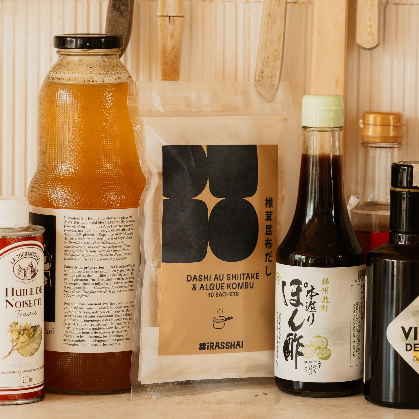 Dashi au shiitaké vegan 8 sachets ⋅ Kanejo pour iRASSHAi ⋅ 56g