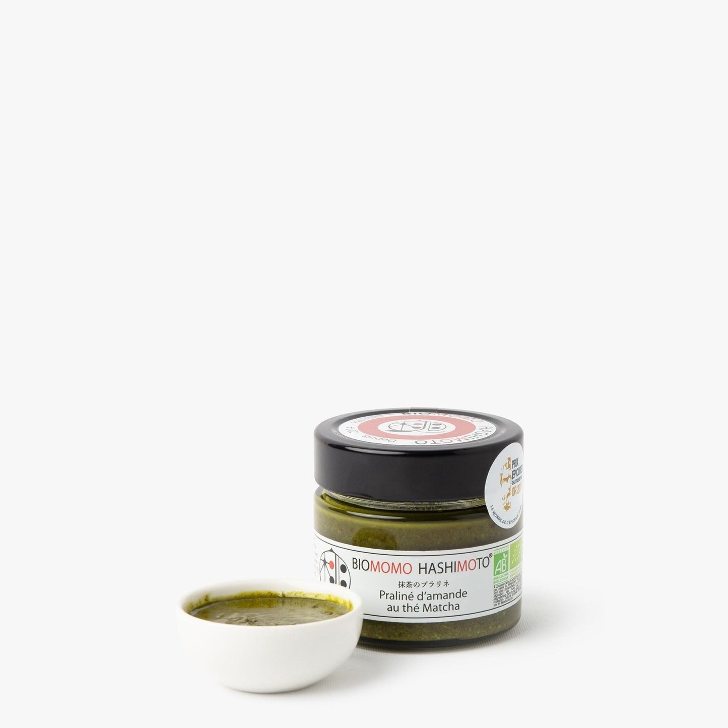 Praliné aux amandes et au thé matcha - 180g - Biomomo Hashimoto - iRASSHAi