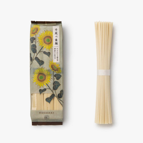 Somen Noodles con aceite de girasol estirado a mano 3 porciones ⋅ ohira seiMen ⋅ 300g