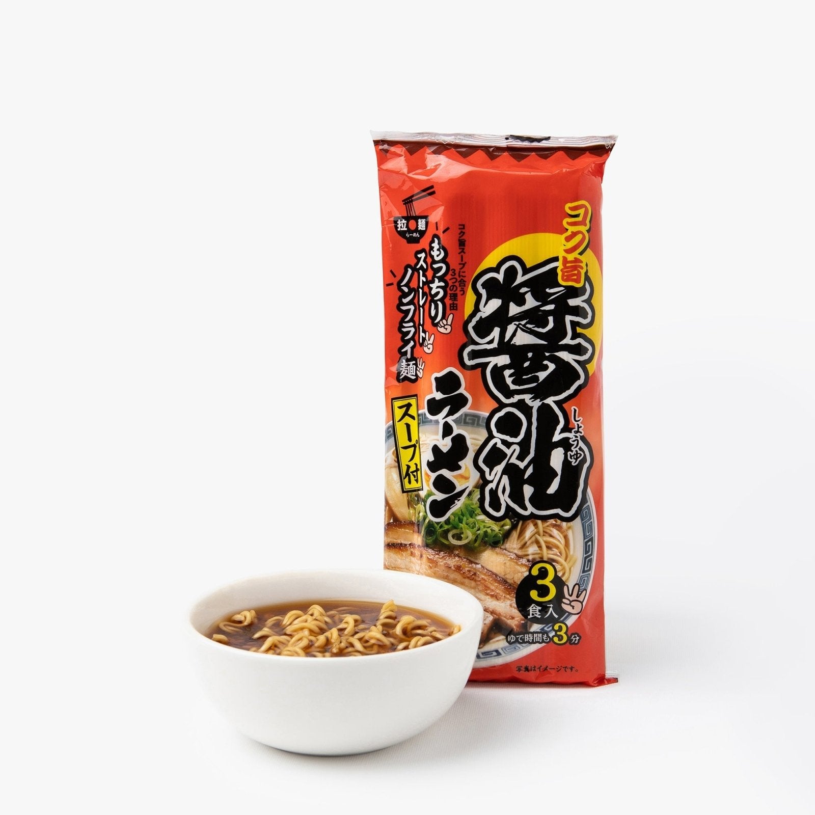 Ramen à la sauce soja (3 portions) - 247.8g - Tanaka Bussan - iRASSHAi