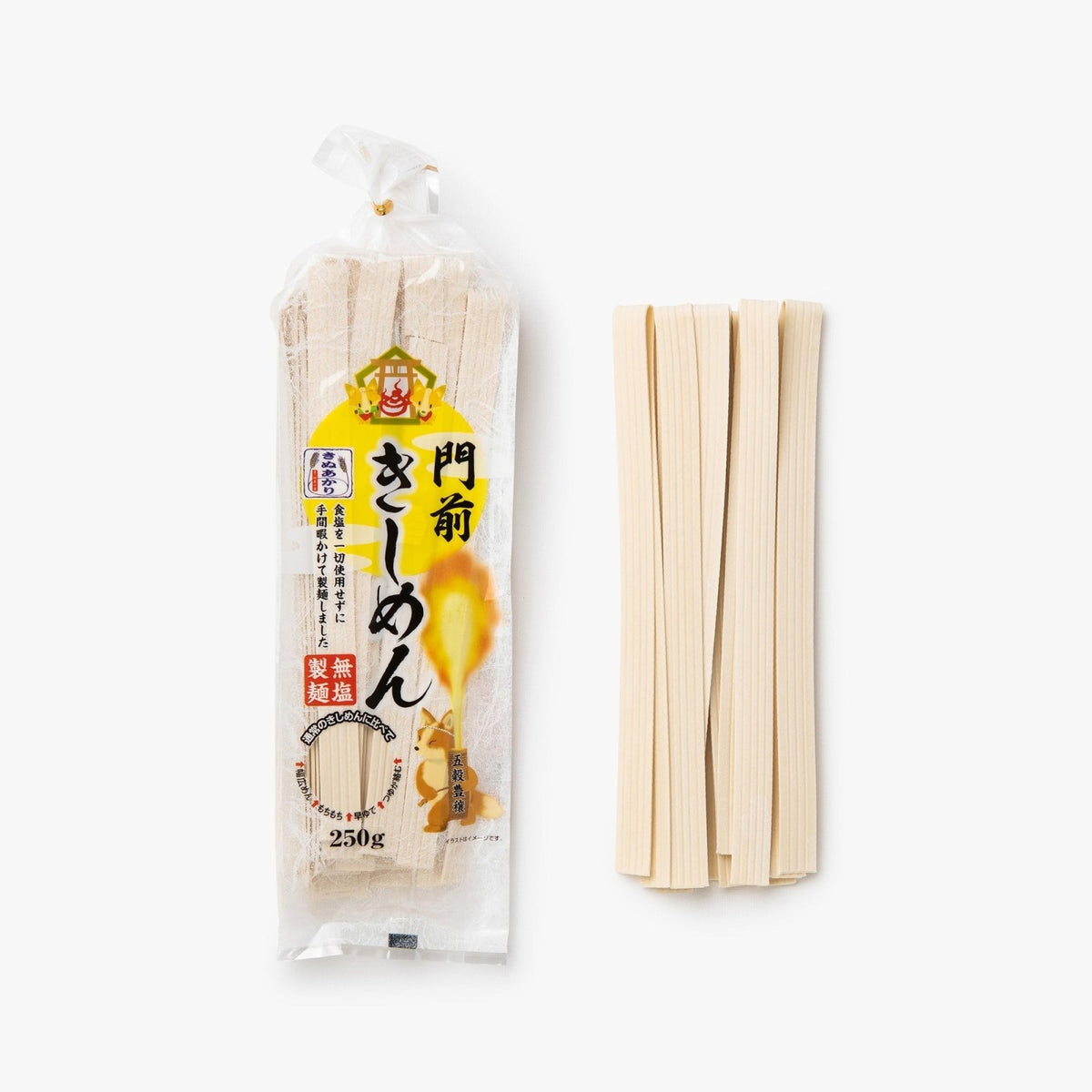 Nouilles de blé très larges sans sel - 250g - Tanaka Bussan - iRASSHAi