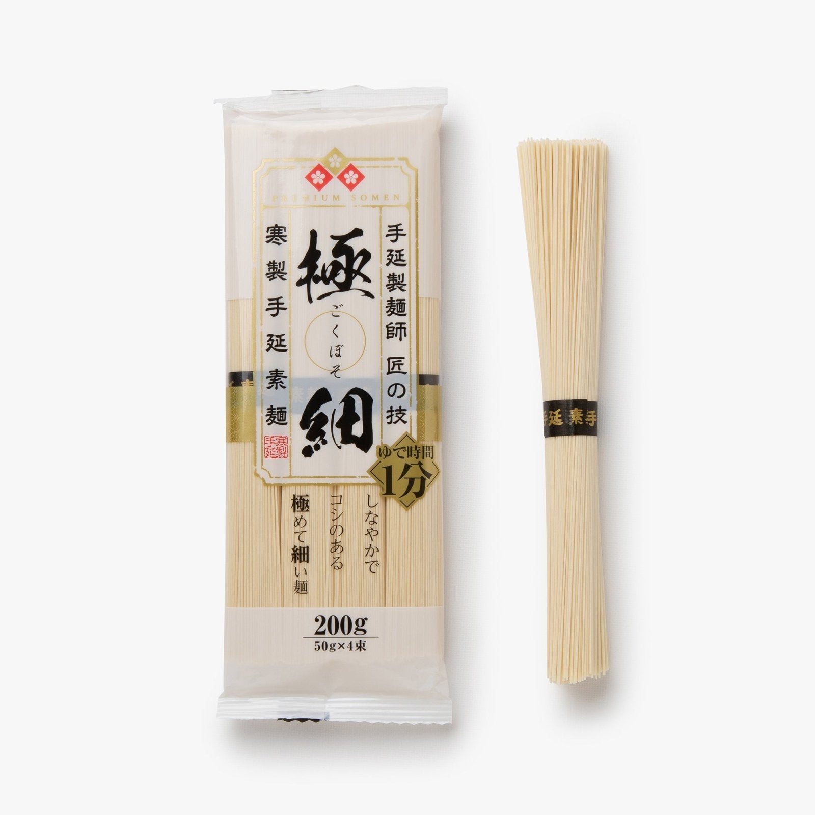 Nouilles de blé étirées à la main - 200g - Tanaka Bussan - iRASSHAi