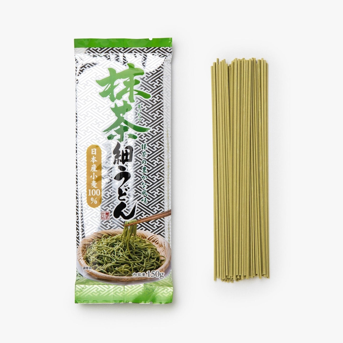 Nouilles de blé au matcha - 150g - Harima seimen - iRASSHAi