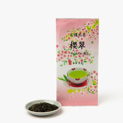 Grüner Tee Sencha Sakura Sui - lose - 50g - Mann Asakichi Shoten - iRASSHAi
