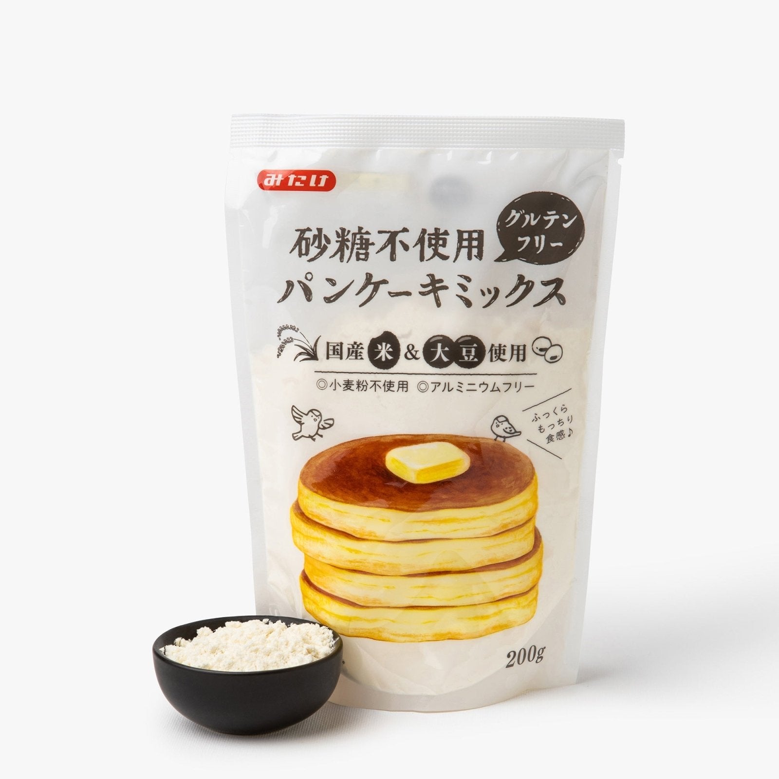 Préparation pour pancakes aux farines de riz et soja  - 200g - Mitake Food Industry - iRASSHAi