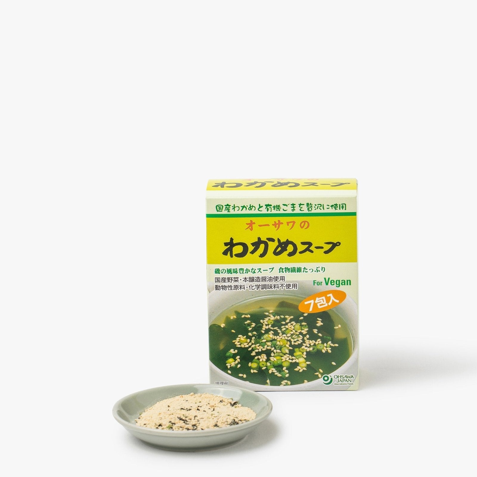 Soupe miso et légumes instantanée en sachets - Ariaké Japan