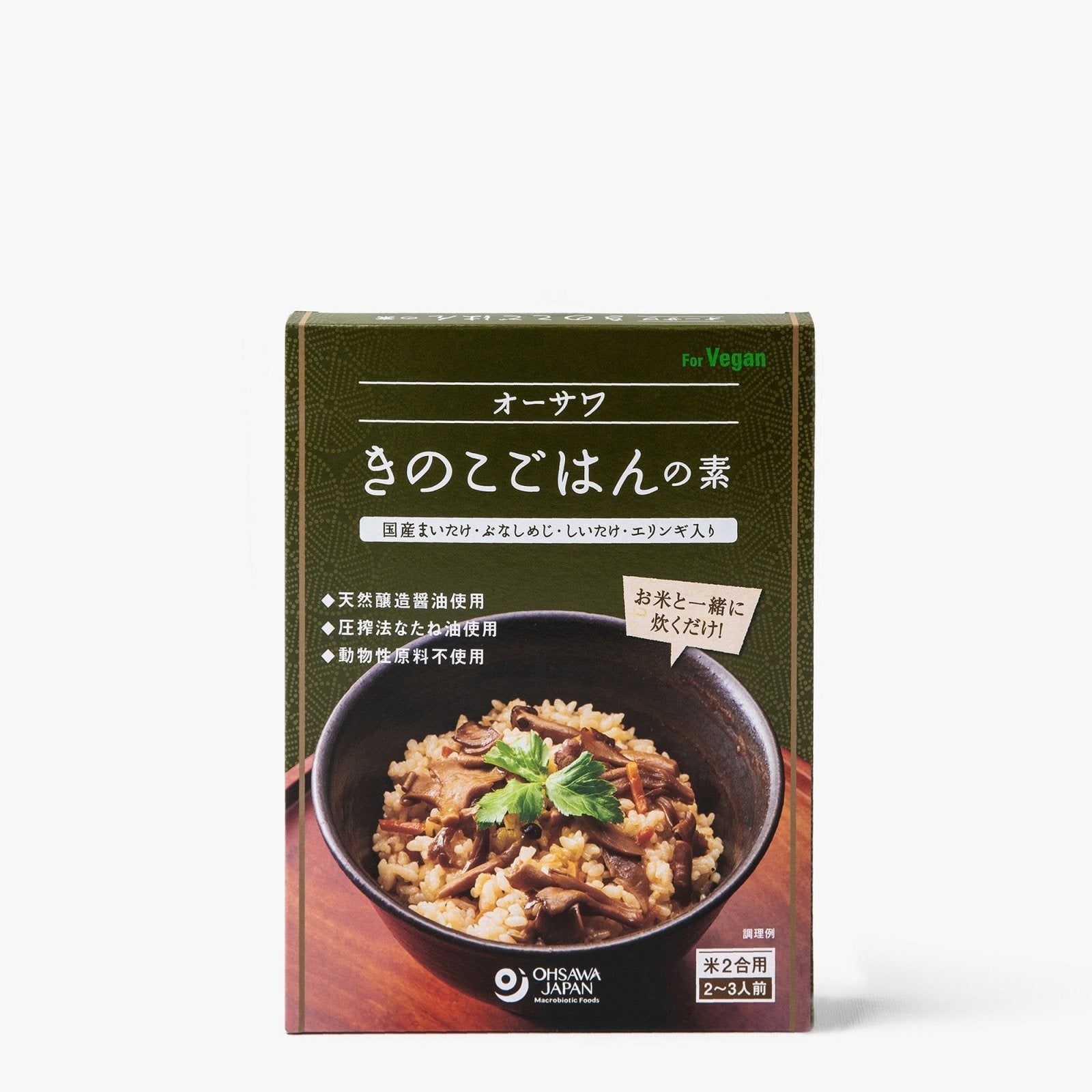 Mélange pour riz aux champignons - 140g - Ohsawa - iRASSHAi