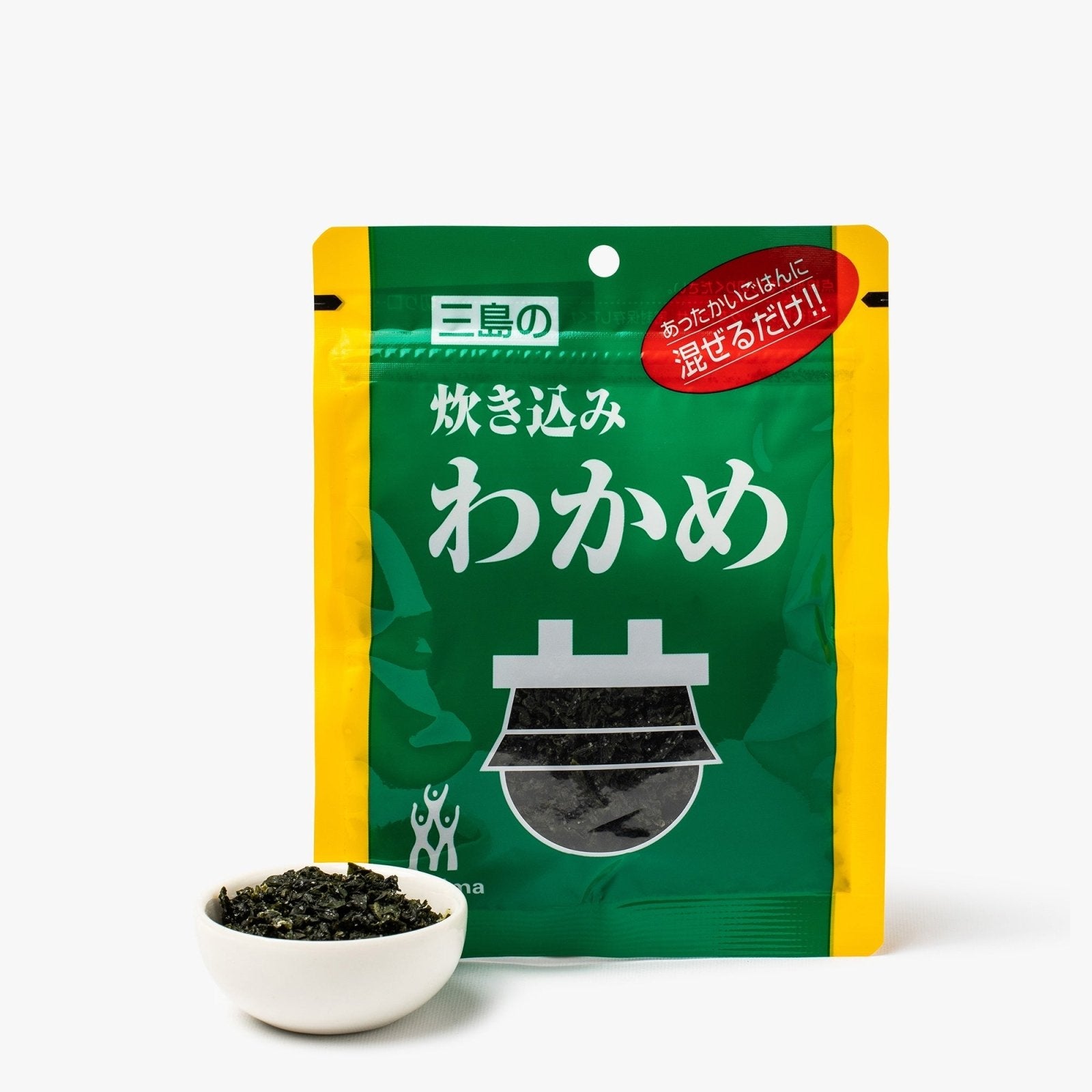 Assaisonnement en poudre à l'algue wakamé - 30g - Mishima Foods - iRASSHAi