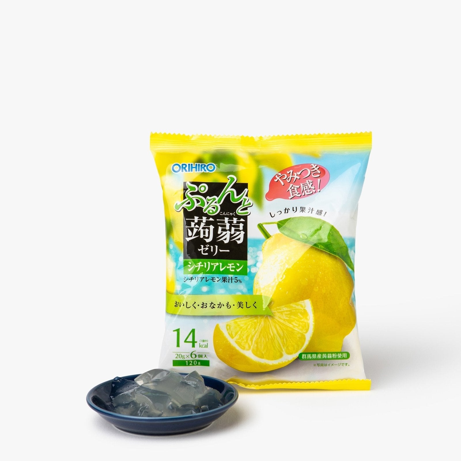 Gelées de konjac au citron - 120g - Orihiro - iRASSHAi