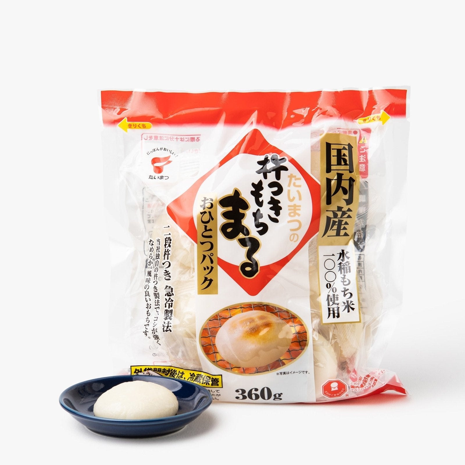 Mochi rond à cuisiner - 360g - Taimatsu Foods Corporation - iRASSHAi