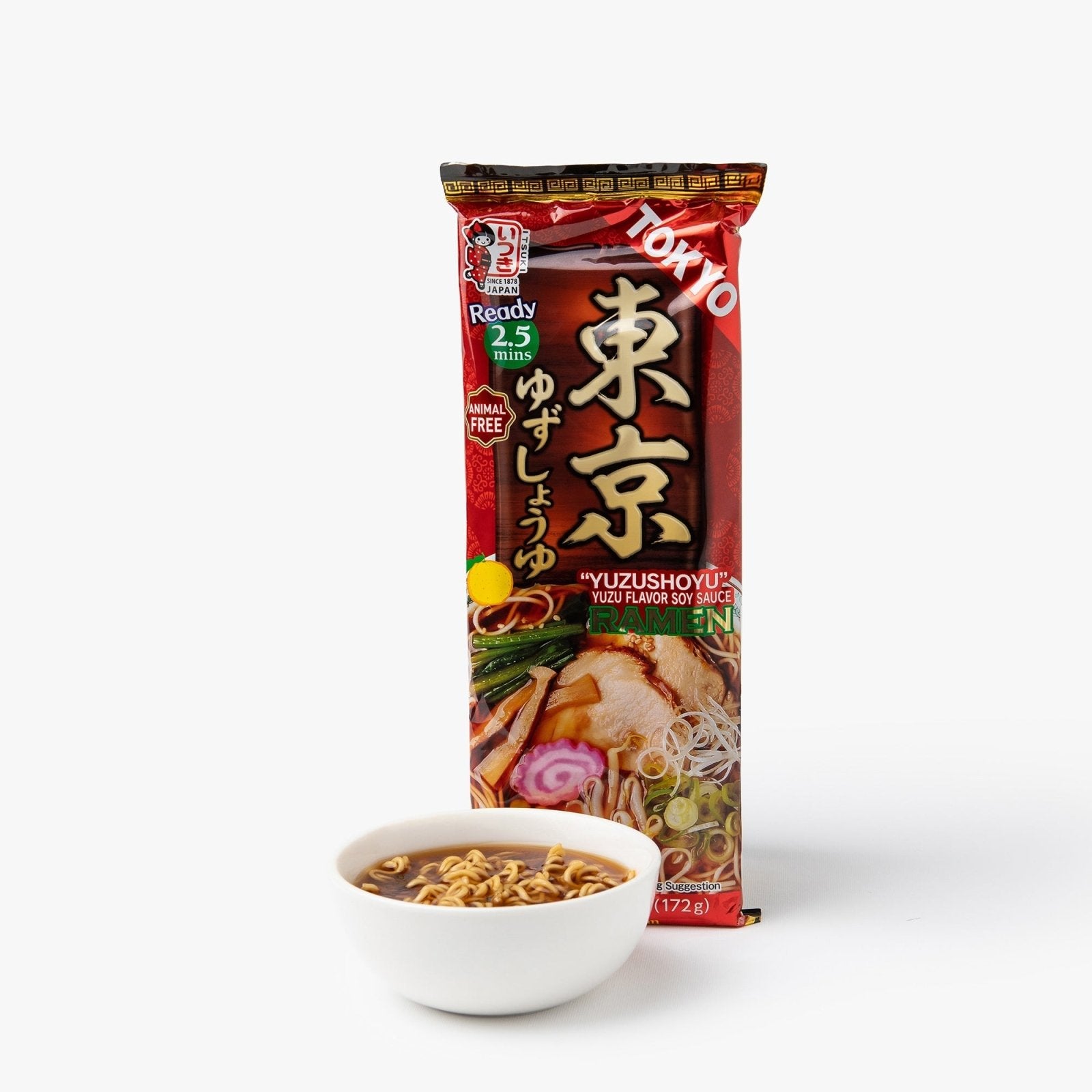 Ramen au yuzu et à la sauce soja (2 portions) - 172g - Itsuki Foods - iRASSHAi