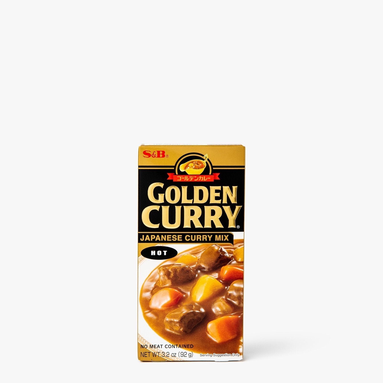 Sauce pour curry piquant (hot) en tablette - 92g - S&B - iRASSHAi