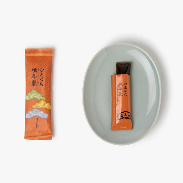 Yokan jelly of red beans at hojicha ⋅ eitaro confectionary ⋅ 27g