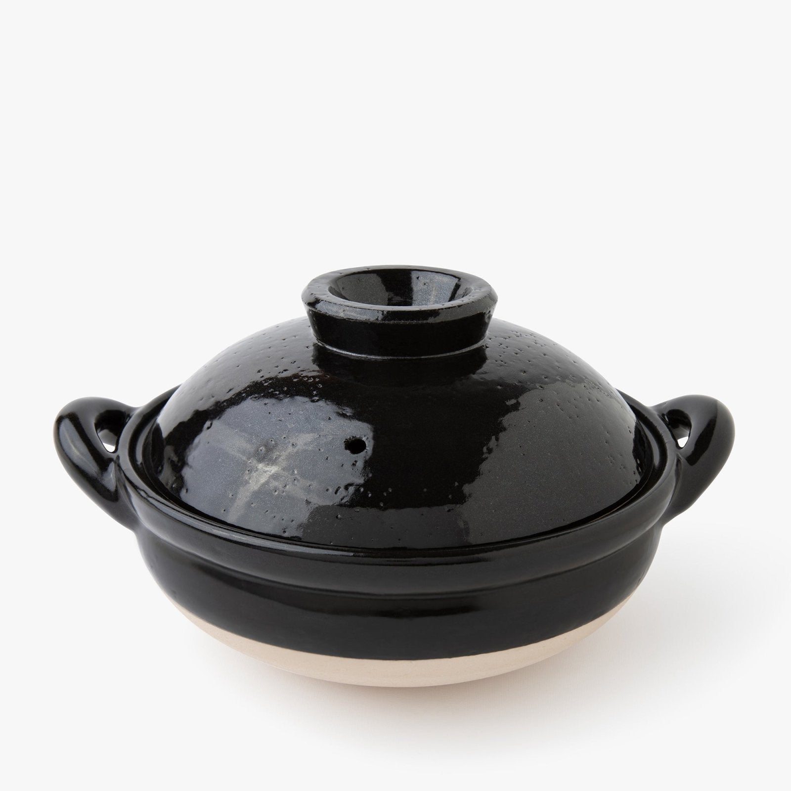 Cuit vapeur en céramique noir de Iga - Nagatani Seito - iRASSHAi