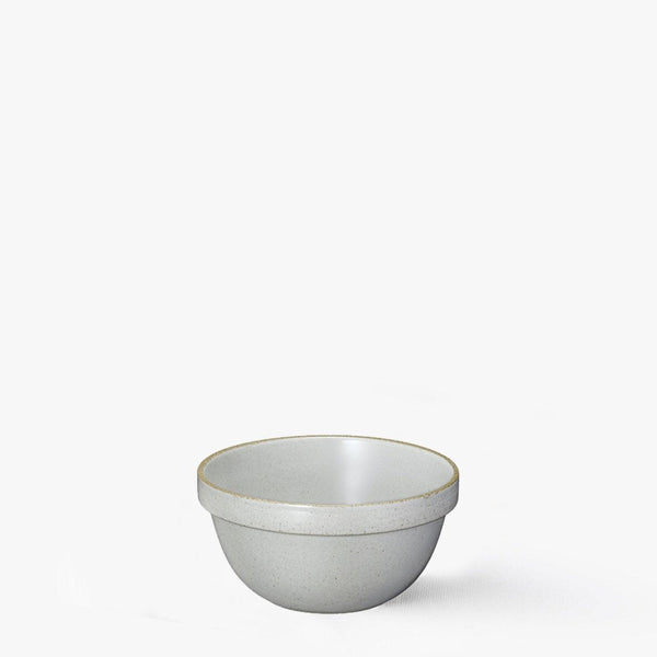 Enamelled gray hollow round bowl Ø 145mm ⋅ hastami porcelain