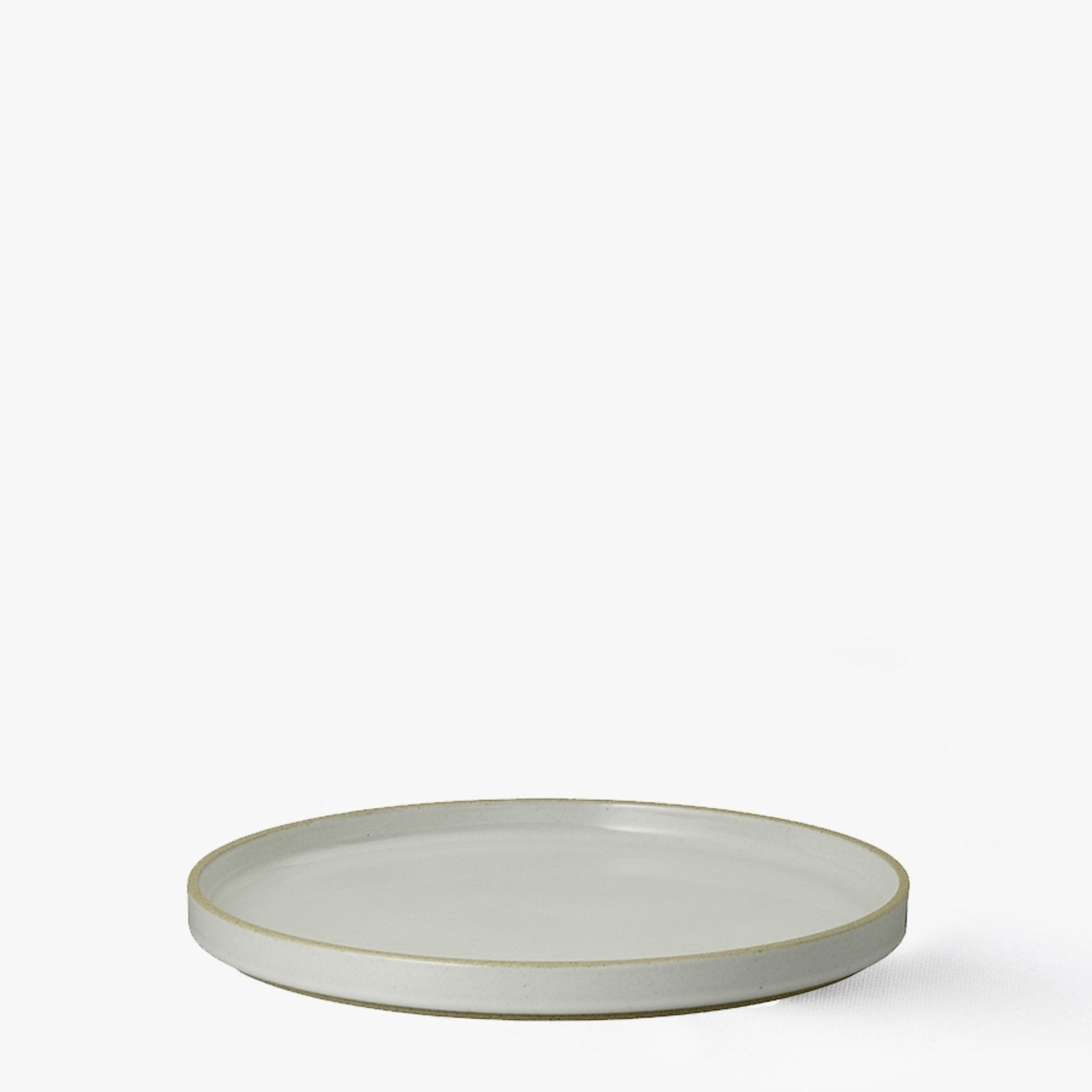 Assiette plate Gris émaillé Ø 220mm - Hasami Porcelain - iRASSHAi