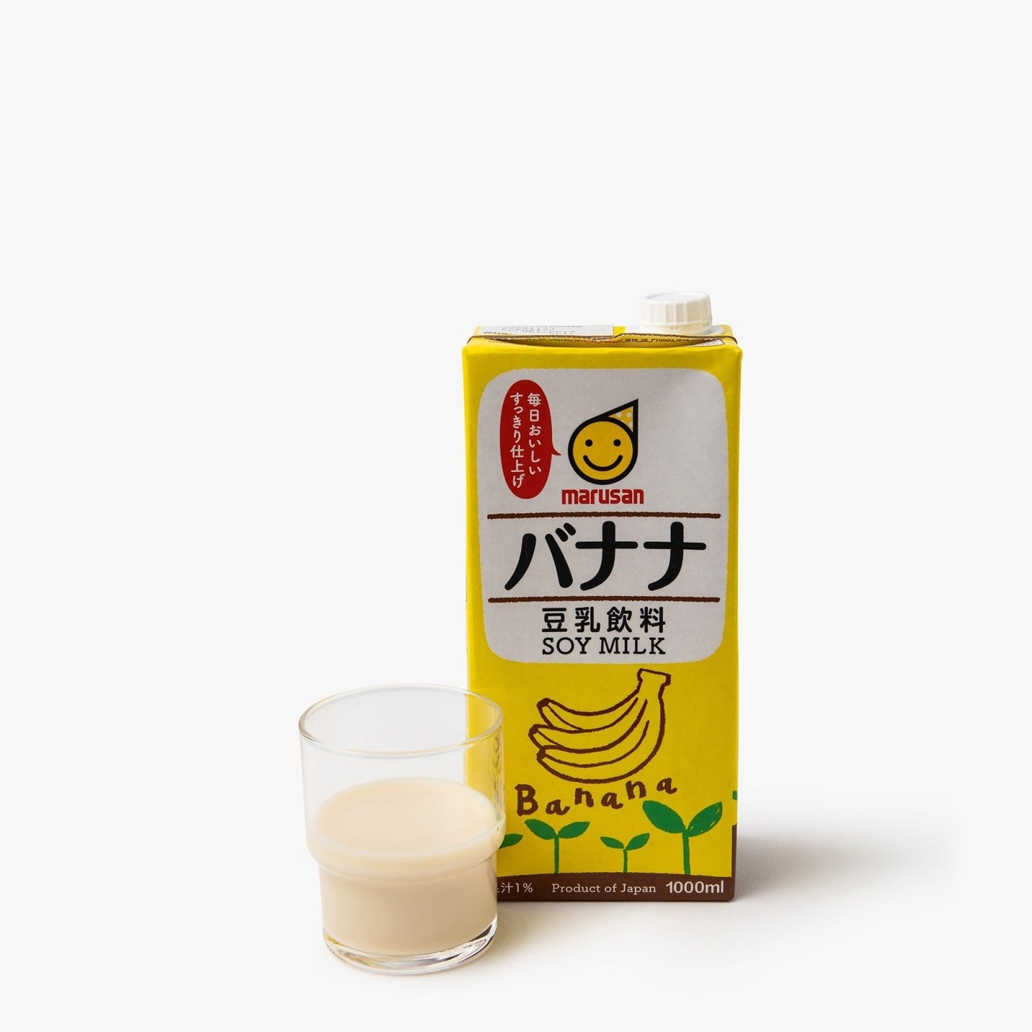 Lait de soja saveur banane - 1000ml - Marusanai - iRASSHAi