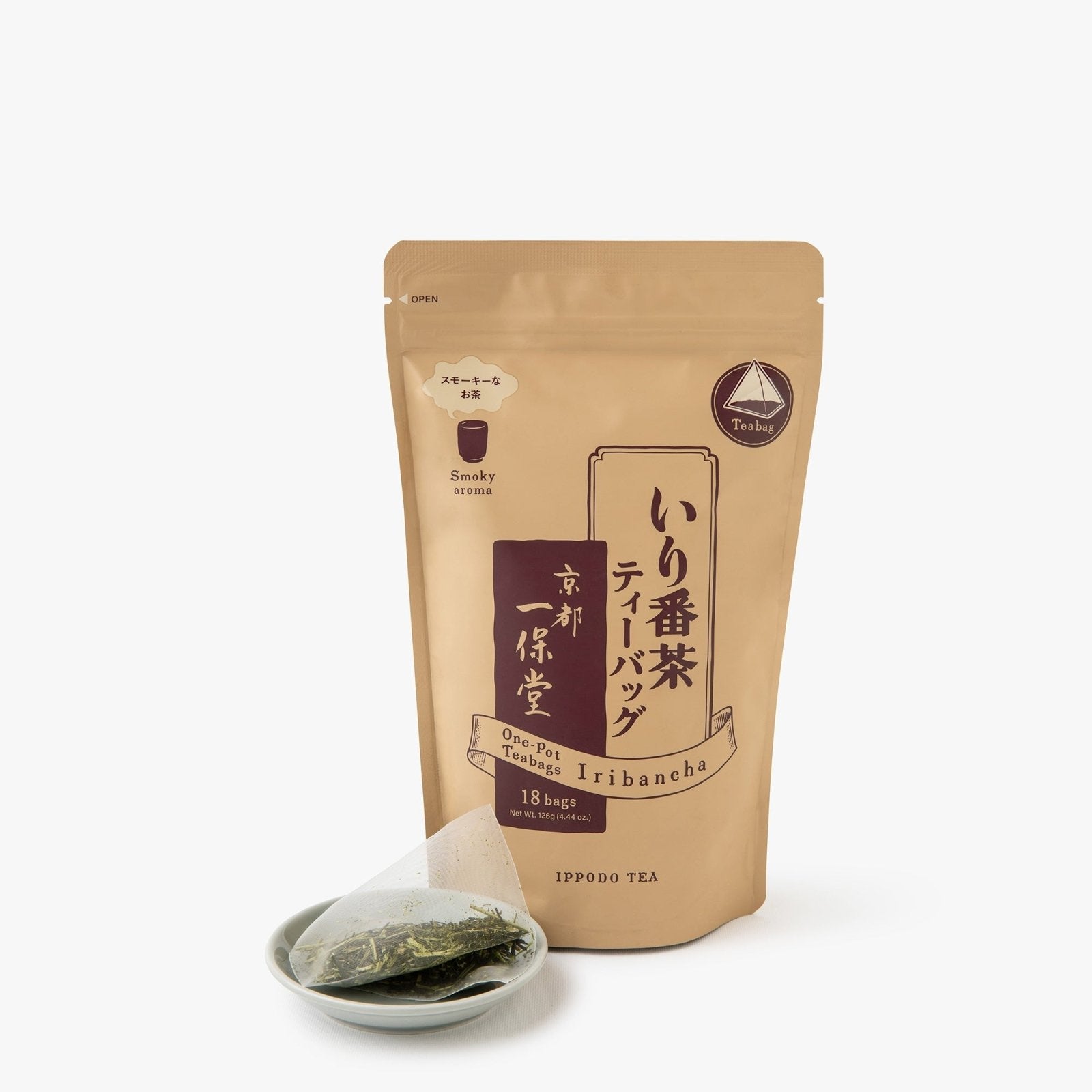 Thé vert récolte tardive fumé en sachets - Ippodo Tea - iRASSHAi