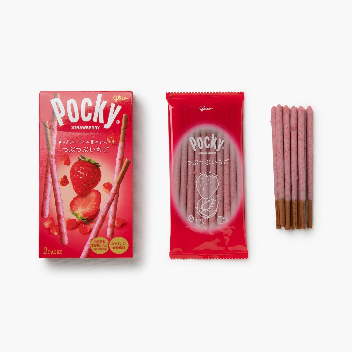 Pocky crème à la fraise - 55g - Glico - iRASSHAi