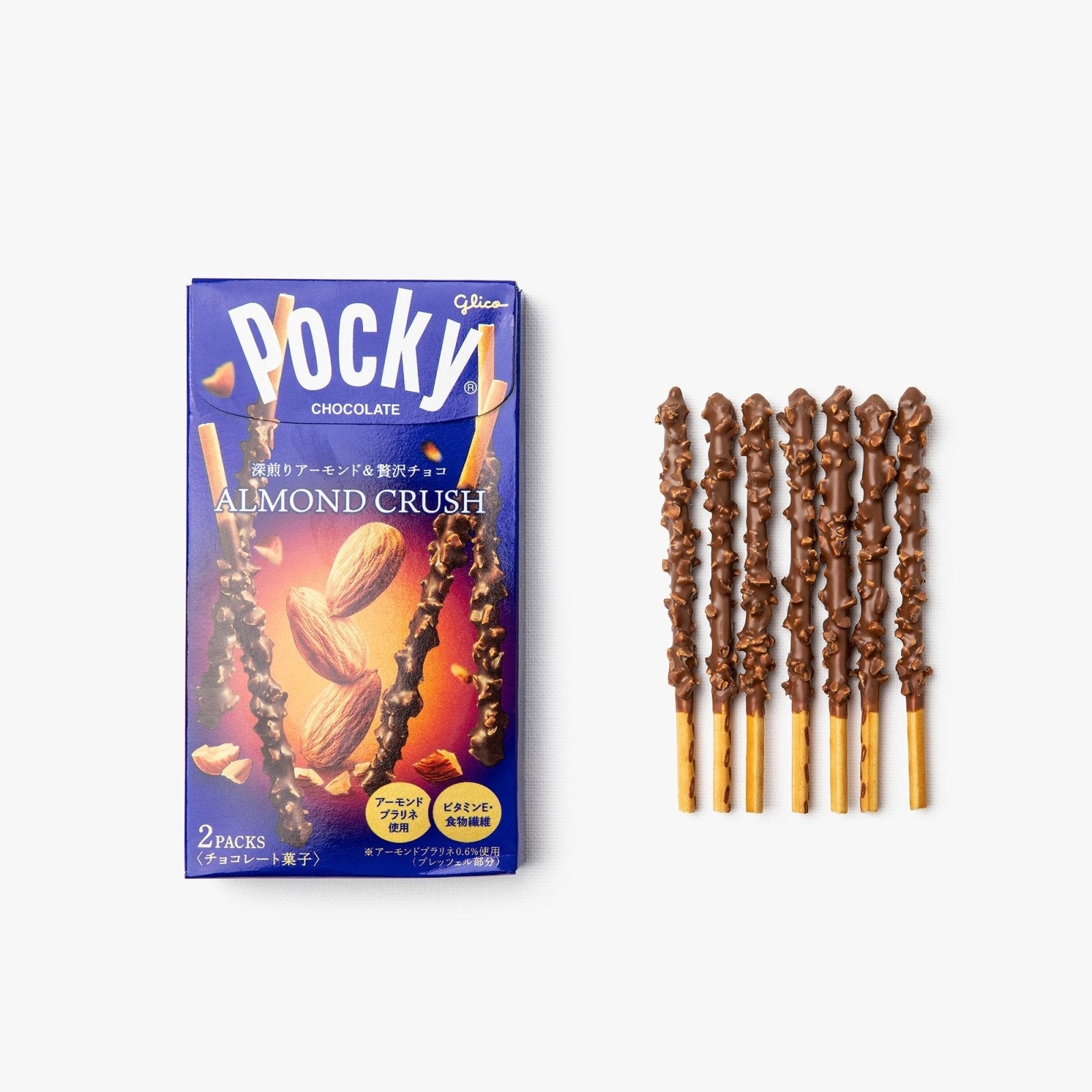 Pocky chocolat et éclats d'amande - 33g - Pocky - iRASSHAi