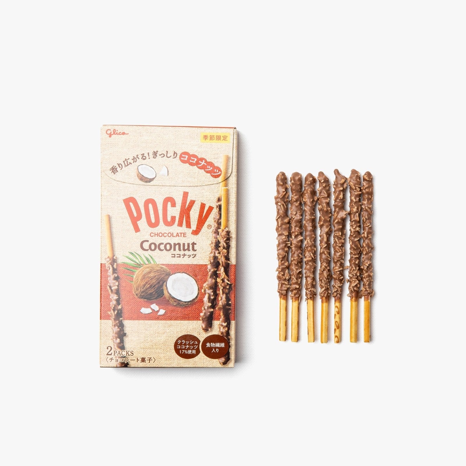 Pocky à la noix de coco - 33g - Pocky - iRASSHAi