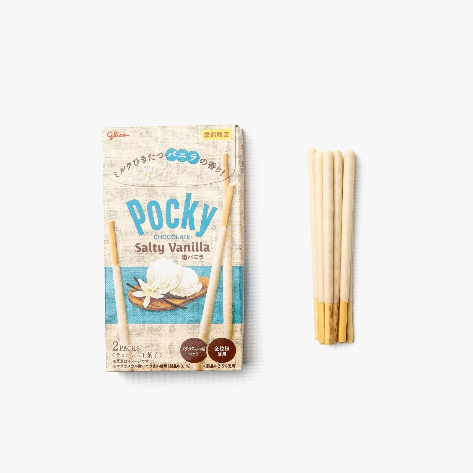 Pocky à la vanille pointe de sel - 33g - Pocky - iRASSHAi