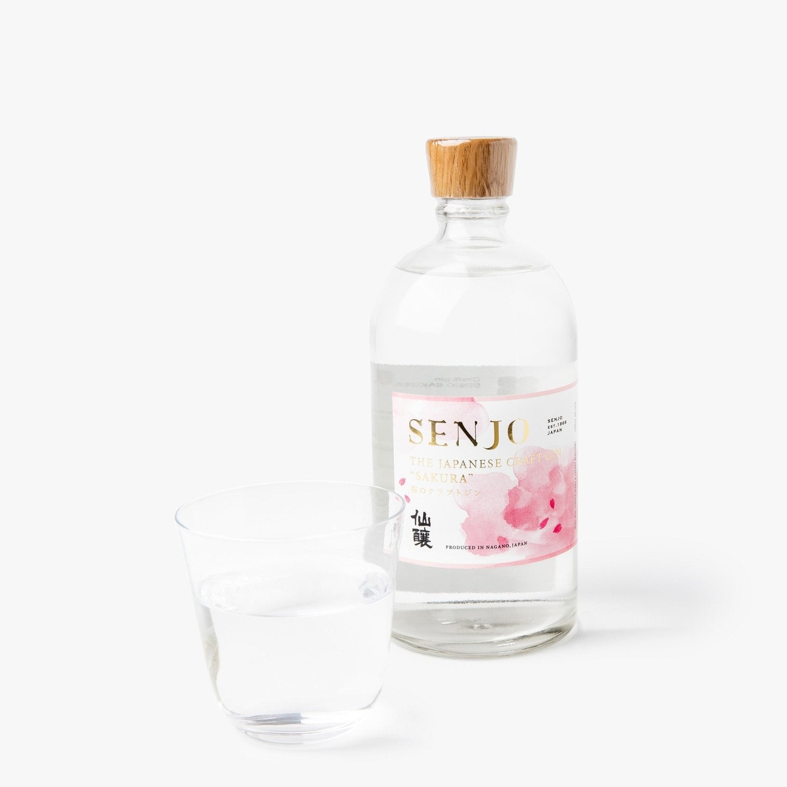 Gin artisanal à la fleur de cerisier sakura Senjo - 45° - Senjo - iRASSHAi