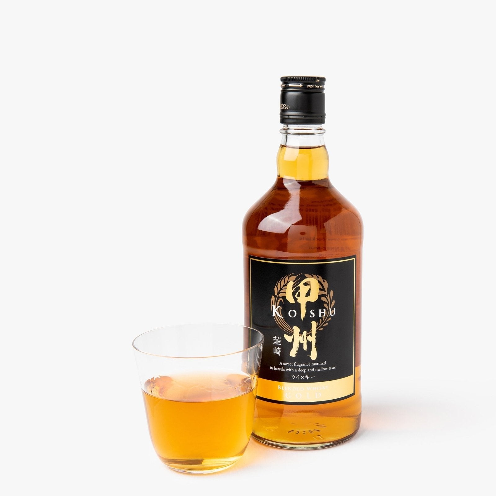 Whisky nirasaki gold blended - 700ml - 37° - San foods - iRASSHAi