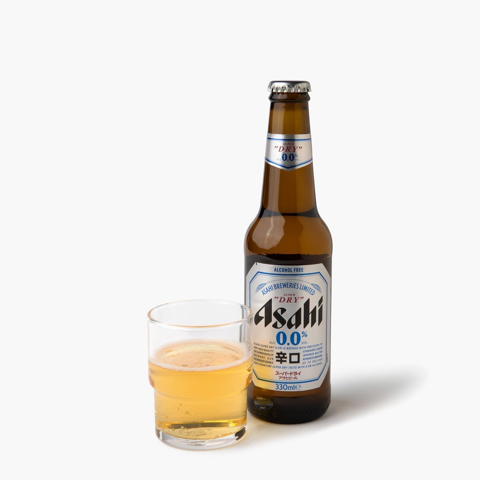 Bière Asahi Super Dry bouteille 330ml - Sans alcool 0° - Asahi - iRASSHAi