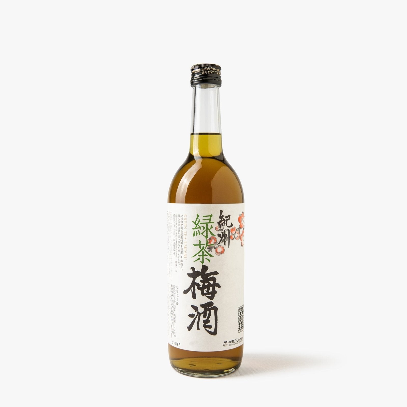 Liqueur de prune - Umeshu Ryokucha Nakano - 720ml - 12° - Nakano BC -iRASSHAi