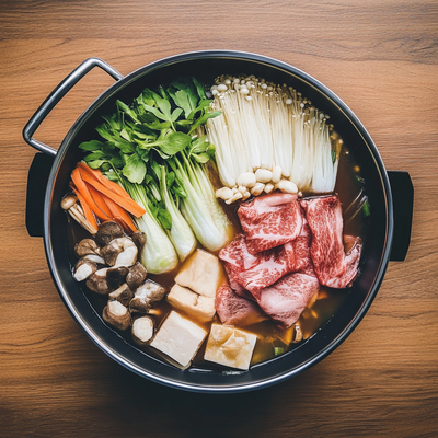 Sukiyaki (Japanisches Fondue)