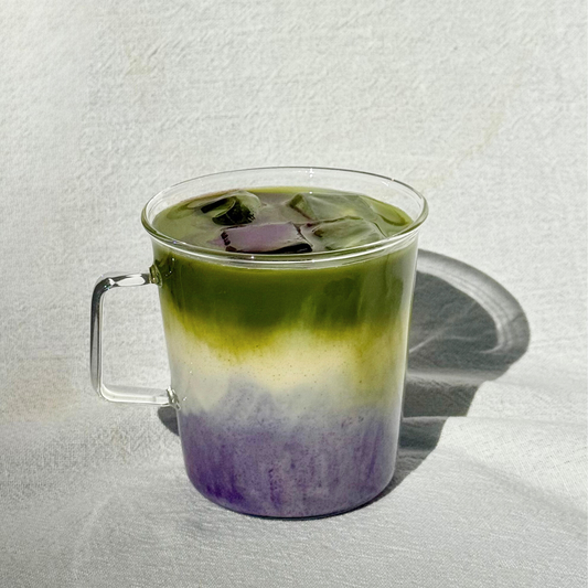 Ube Matcha Latte Rezept