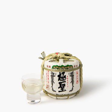 Sake Gokusei Omachi Junmai im Fässchen ⋅ 15.5% ⋅ 300ml
