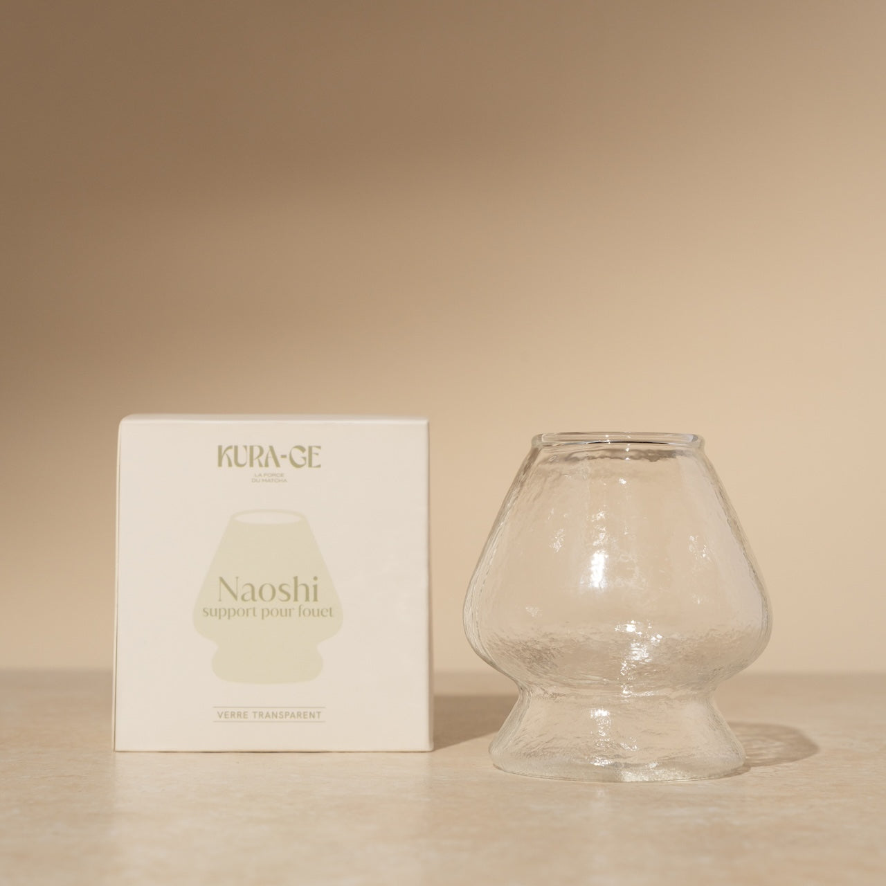 Halter für Matcha-Quirl chasen-naoshi aus Glas ⋅ KURA-GE