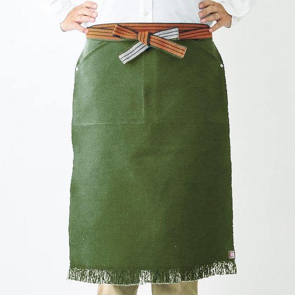 Maekake Schürze grün Matcha Blatt - Anything - iRASSHAi