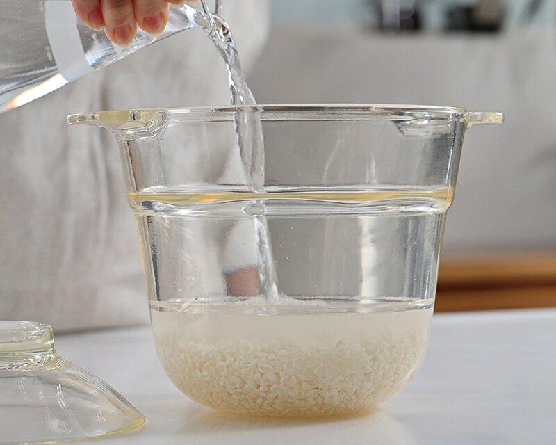 Reiskocher aus Glas für die Mikrowelle - Hario - iRASSHAi