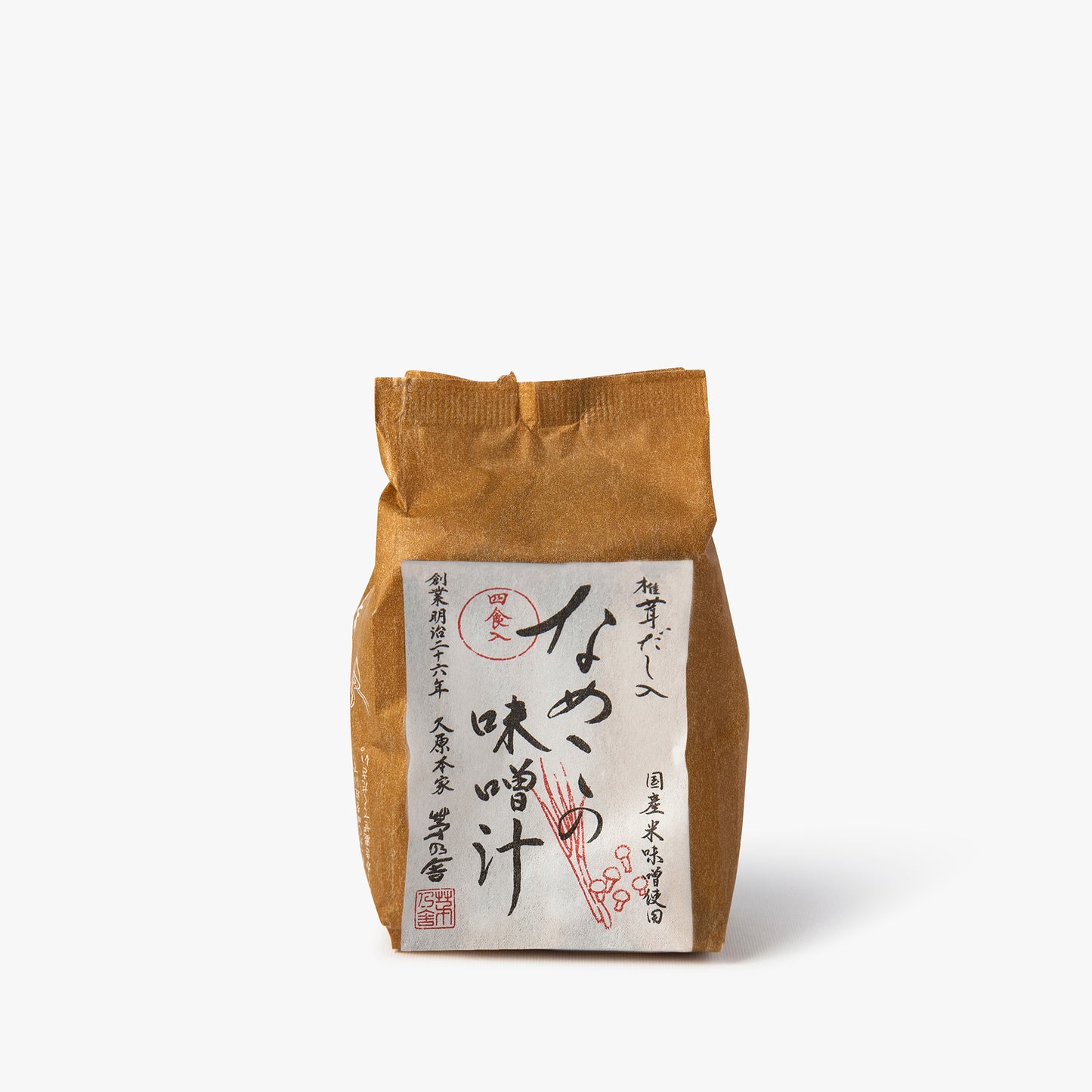 Dehydrated miso mushroom soup 4 servings ⋅ Kayanoya ⋅ 35.2g