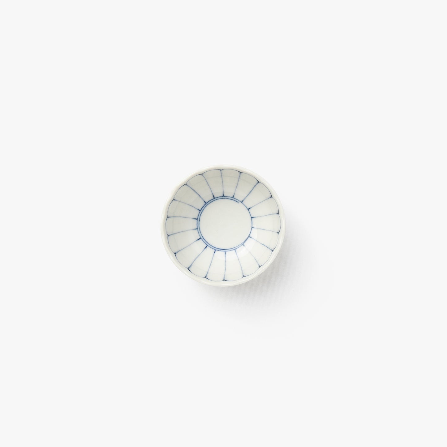 Kikusen bowl white and blue Ø 90mm ⋅ Touga