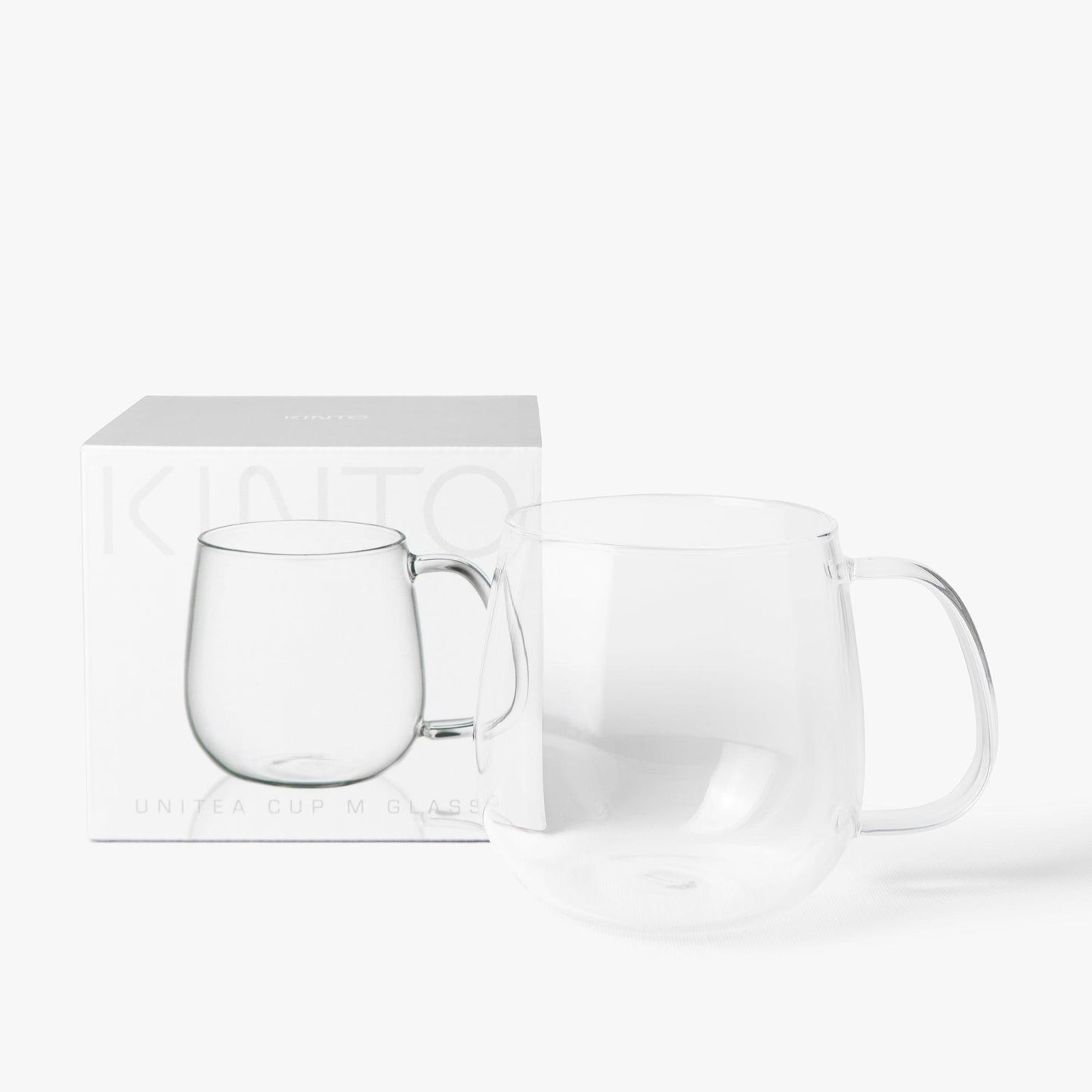 Clear glass mug 450ml ⋅ Kinto