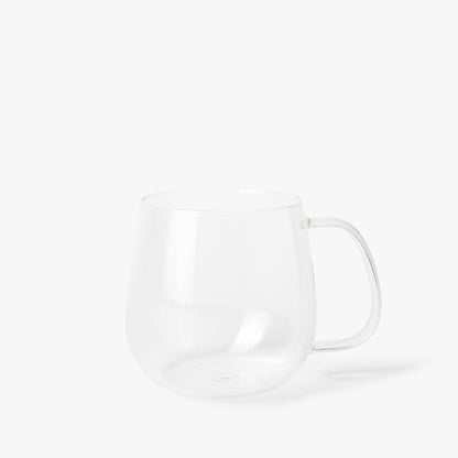 Clear glass mug 450ml ⋅ Kinto