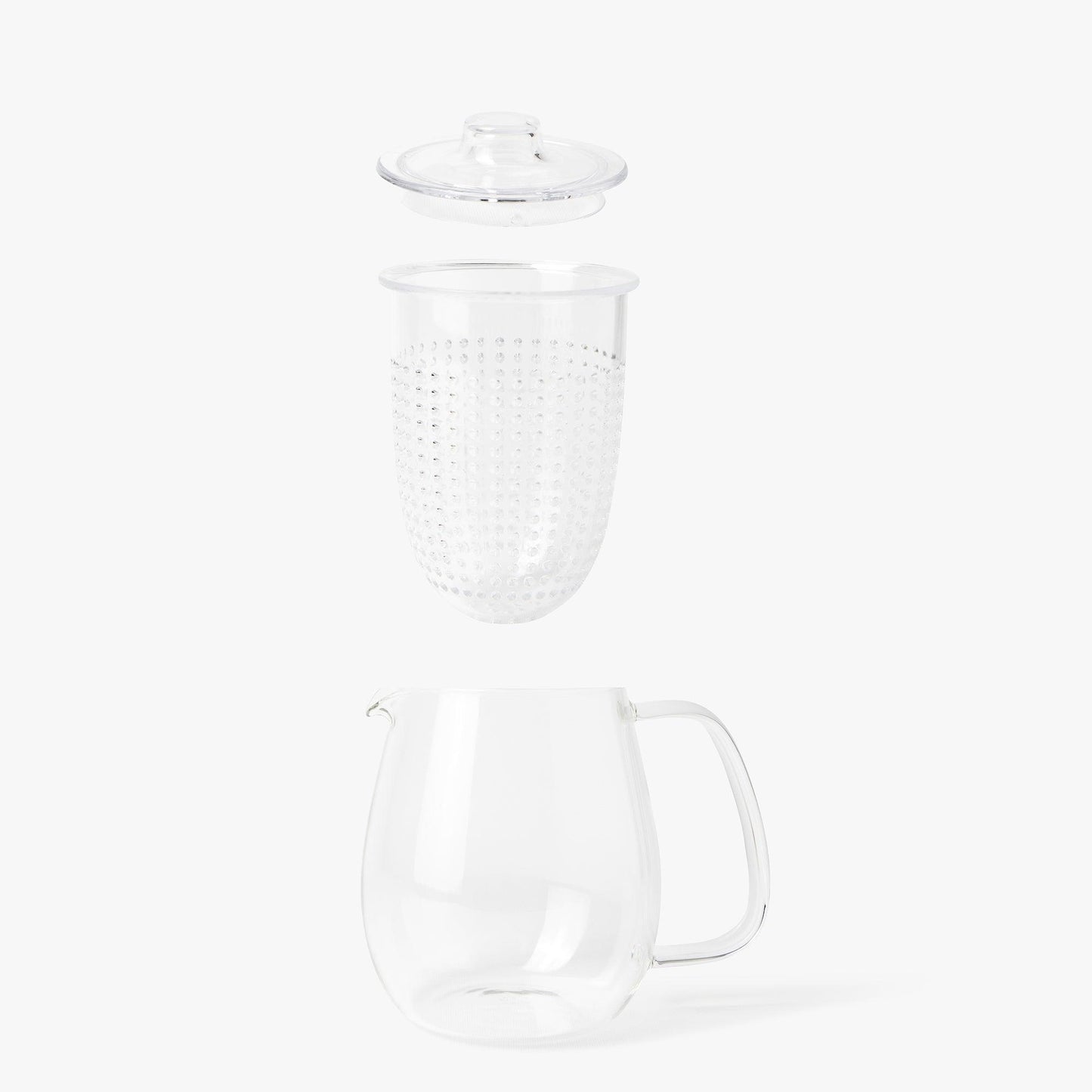 Clear glass teapot with filter 680ml ⋅ Kinto