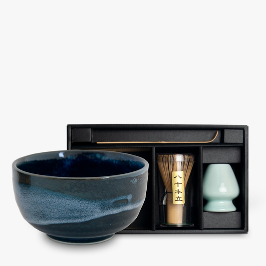 Blue matcha accessory box ⋅ Emro Aziatica