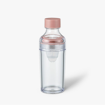 Portable bottle with pink filter 160ml ⋅ Hario