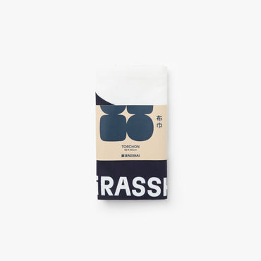 Blue tea towel iRASSHAi ⋅ iRASSHAi