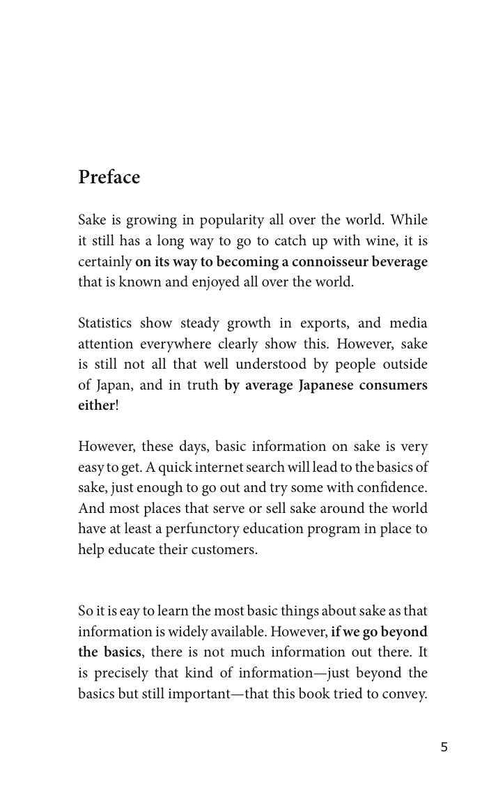 Sake a beyond-the-basics guide to understanding, tasting, selection & enjoyment ⋅ Nippan IPS